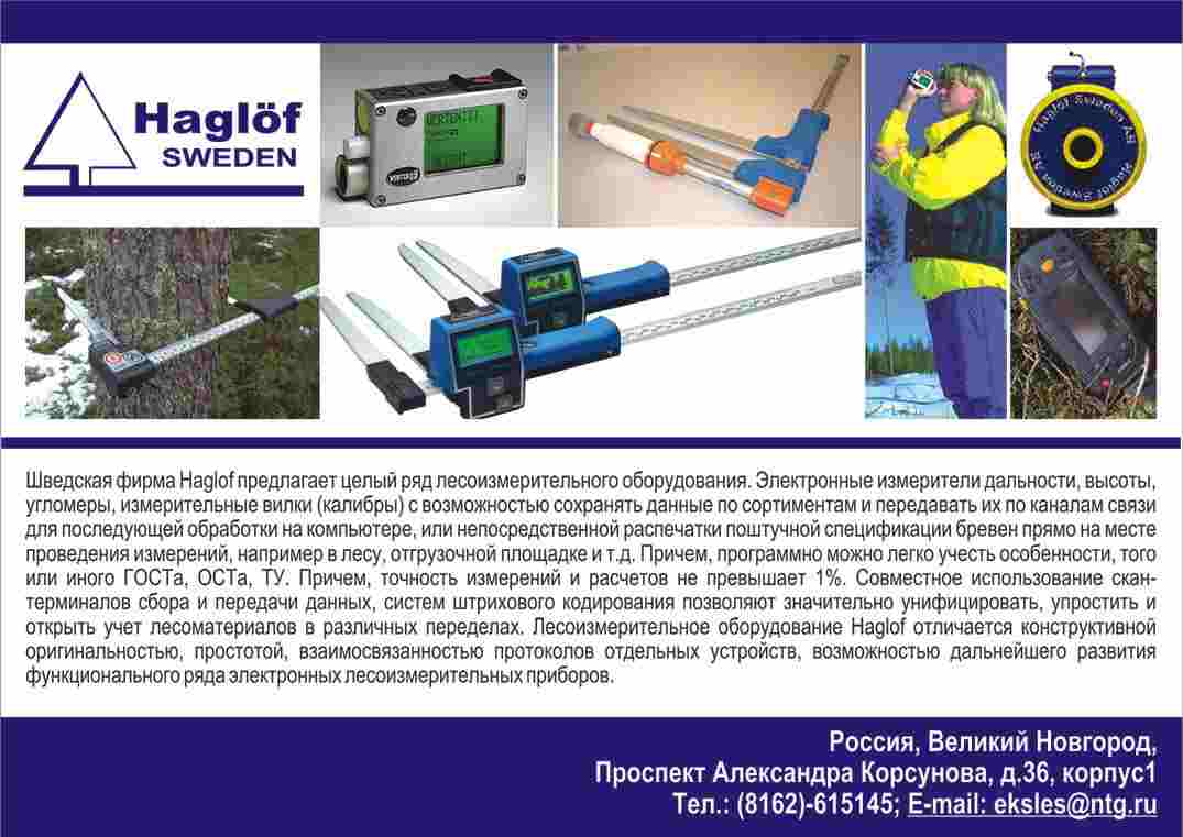 Доклад по теме Лесные измерительные электронные инструменты в России